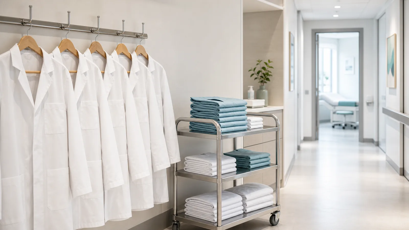 Medicinski mantili i složen tekstil u modernoj privatnoj klinici
